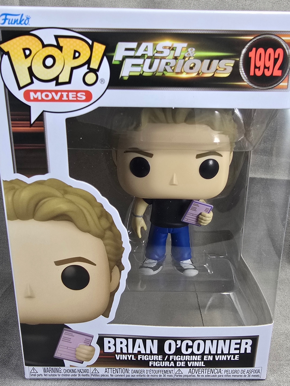 Funko Pop! Vinyl:  Brian O’Conner Funko #1992 (Nib) With Pop Protector - Picture 2 of 7